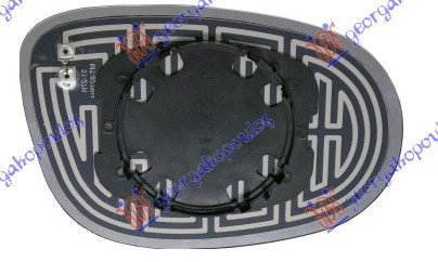 Geam Oglinda Albastru Incalzit - Fiat Bravo 2007 , 735508251