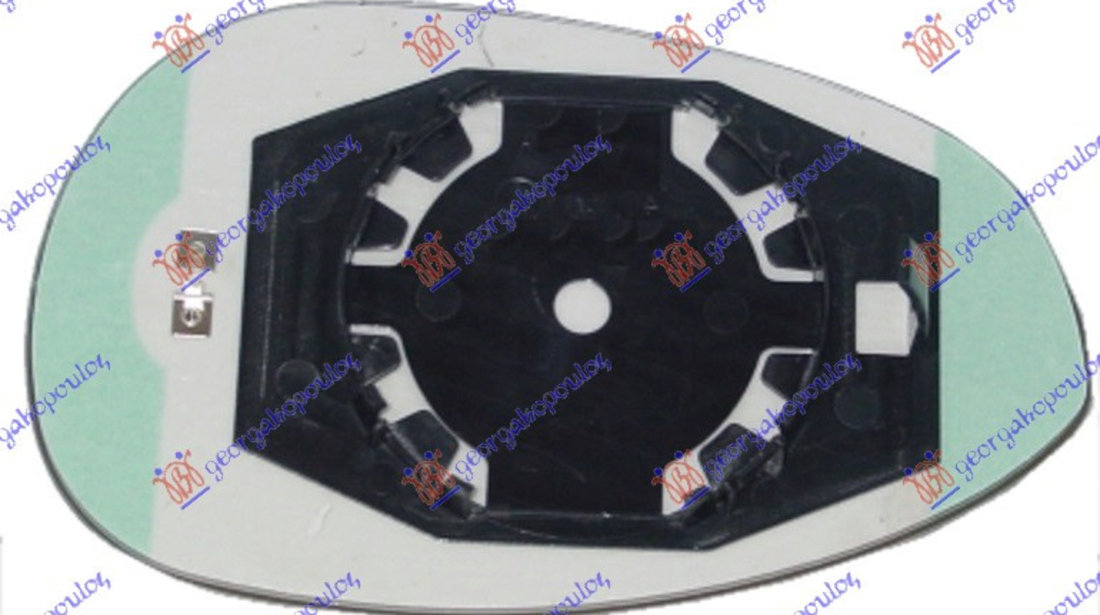 Geam Oglinda Incalzit - Fiat 500 2007 , 71740498