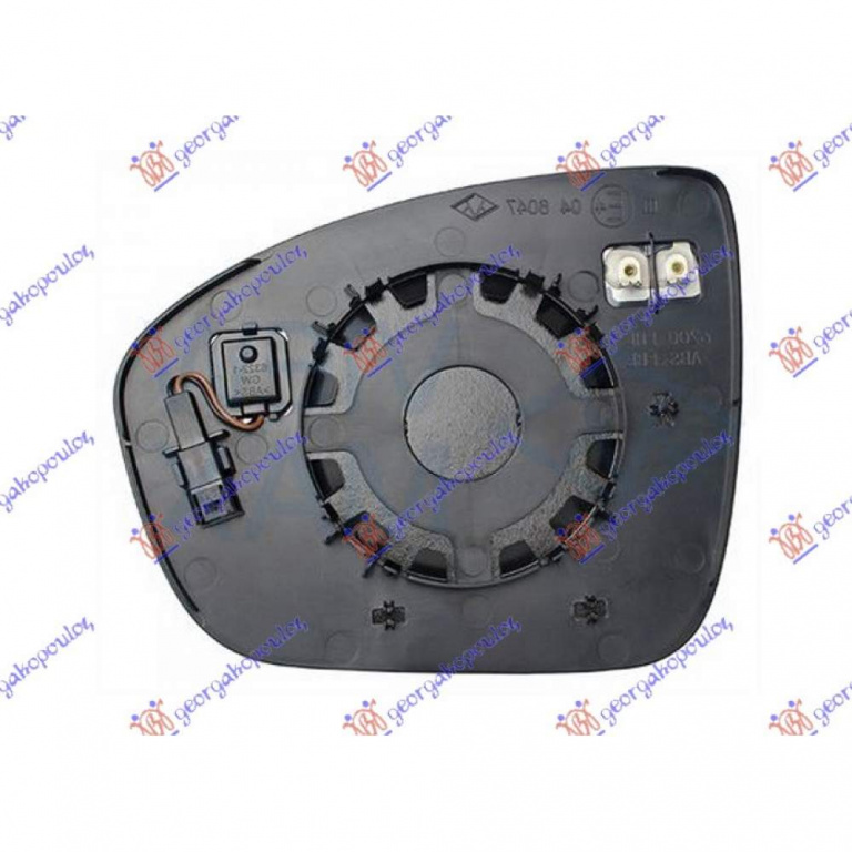 Geam Oglinda Incalzit - Renault Captur 2000-2001, 963662354r