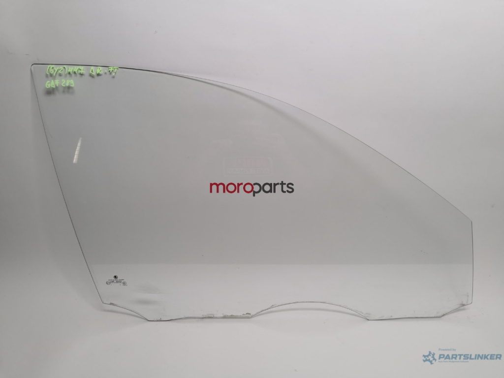 Geam portiera dreapta fata SKODA FABIA 6Y2 1999 - 2008 1.2 AZQ, BME VAG GDF289