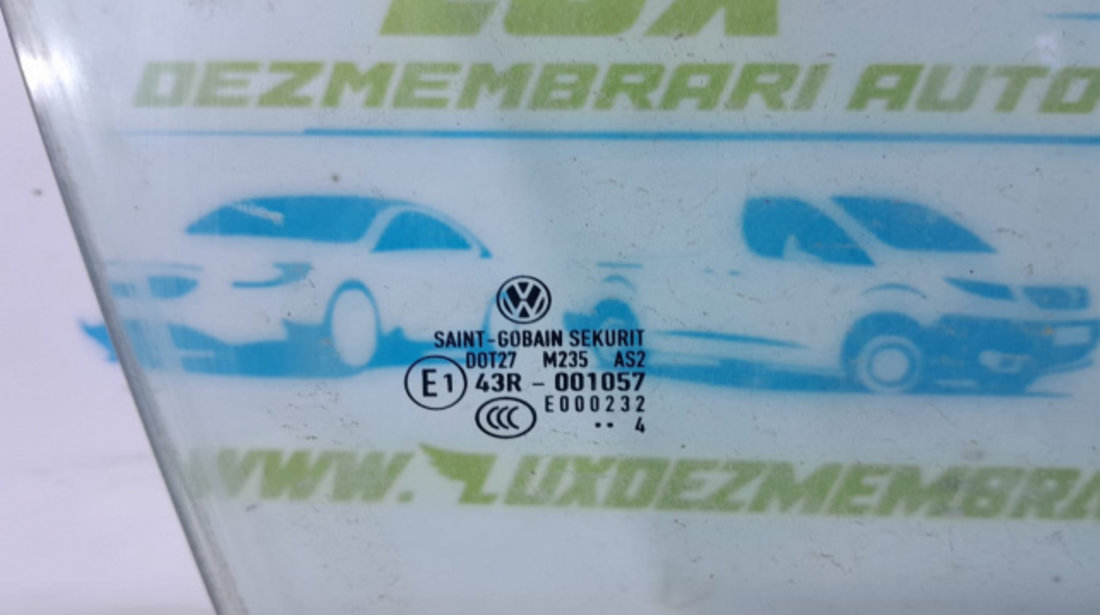 Geam portiera dreapta fata Volkswagen VW Golf 4 [1997 - 2006]