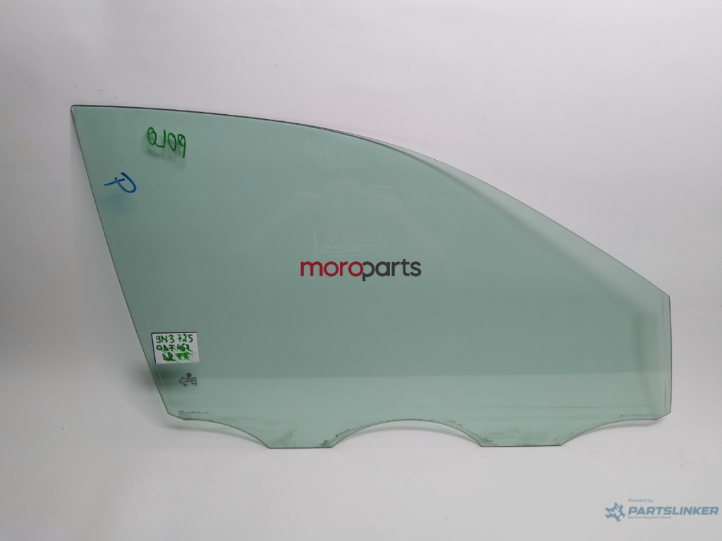 Geam portiera fata, patru usi dreapta fata VOLKSWAGEN POLO 9N_ 2001 - 2012 VAG GDF467