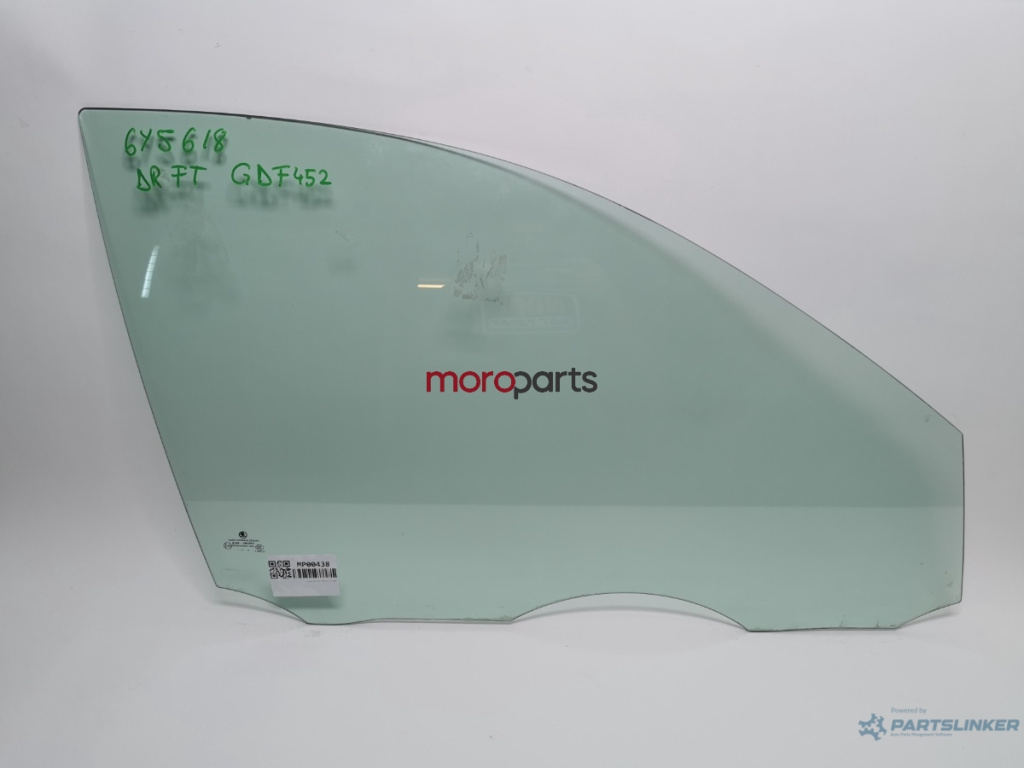 Geam portiera fata, patru usi dreapta SKODA FABIA Combi 6Y5 2000 - 2007 43R-00351