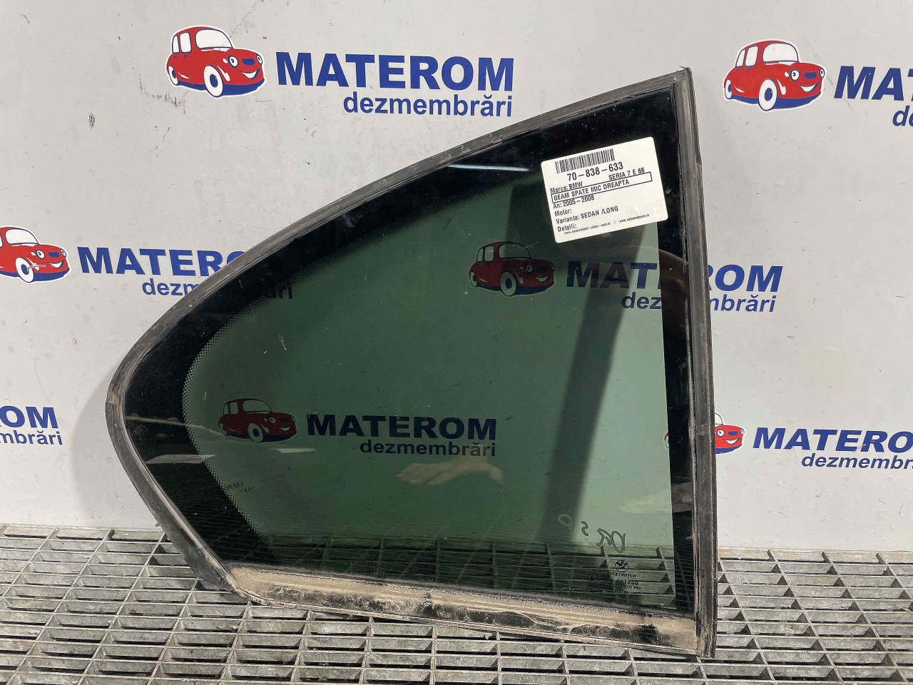 GEAM SPATE MIC DREAPTA BMW SERIA 7 E 66 SERIA 7 E 66 - - (2005 2008)
