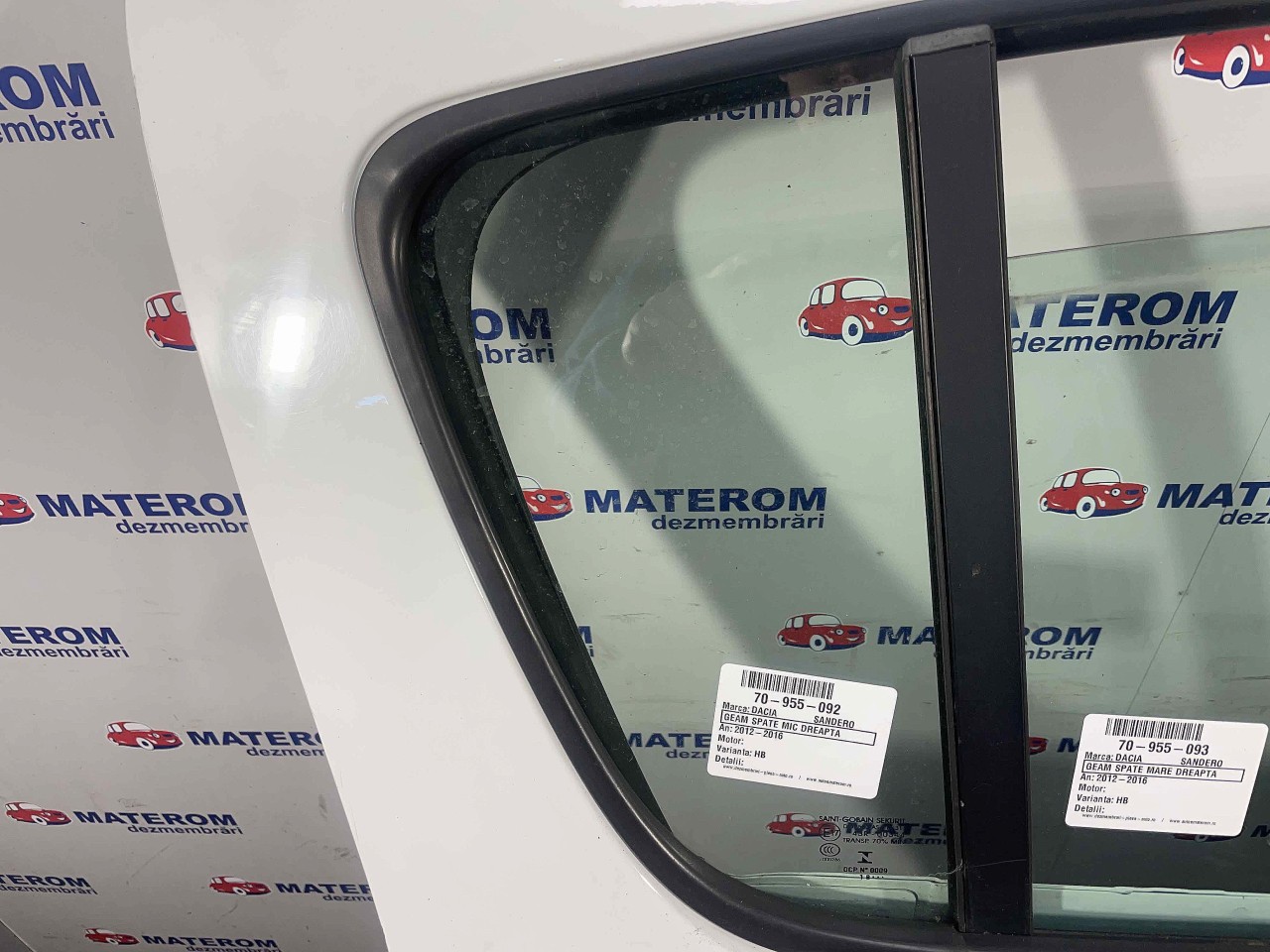 GEAM SPATE MIC DREAPTA DACIA SANDERO SANDERO - - (2012 2016)