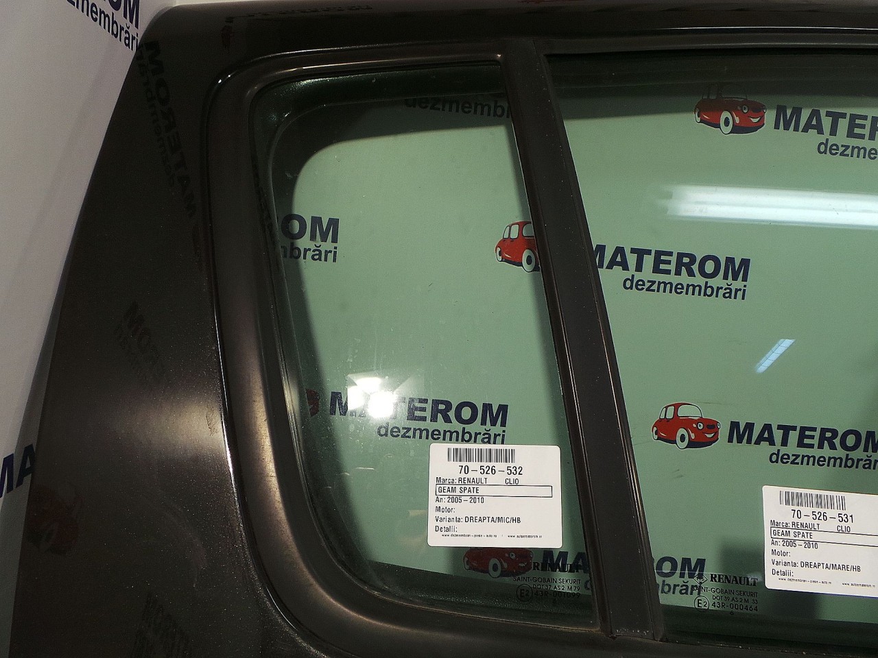 GEAM SPATE MIC DREAPTA RENAULT CLIO CLIO - - (2005 2009)