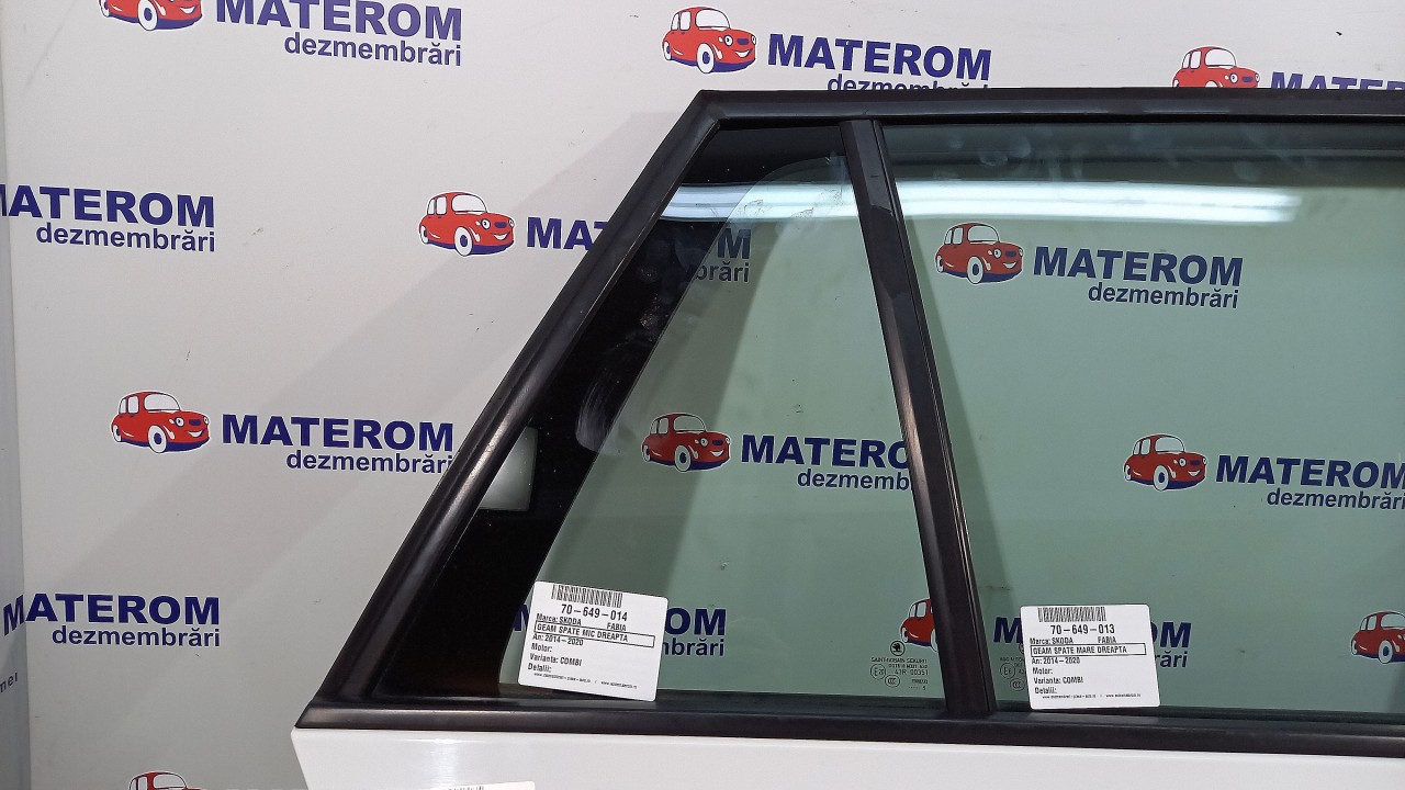 GEAM SPATE MIC DREAPTA SKODA FABIA FABIA - - (2014 2019)