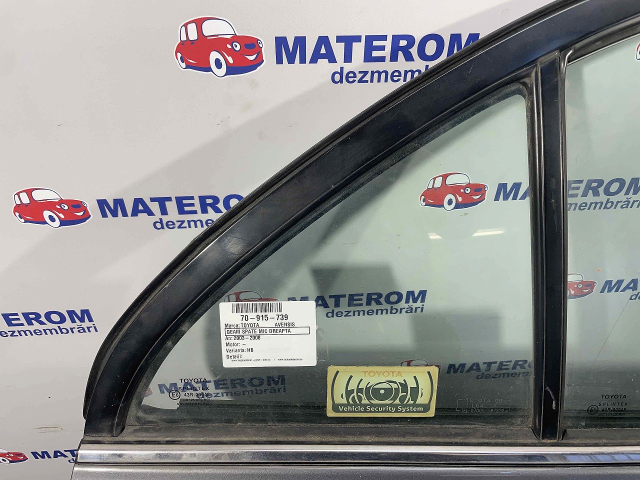 GEAM SPATE MIC DREAPTA TOYOTA AVENSIS AVENSIS - - (2003 2008)