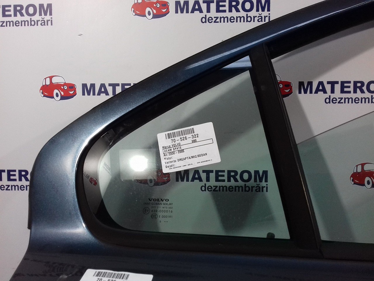 GEAM SPATE MIC DREAPTA VOLVO S60 - - (2000 2005)