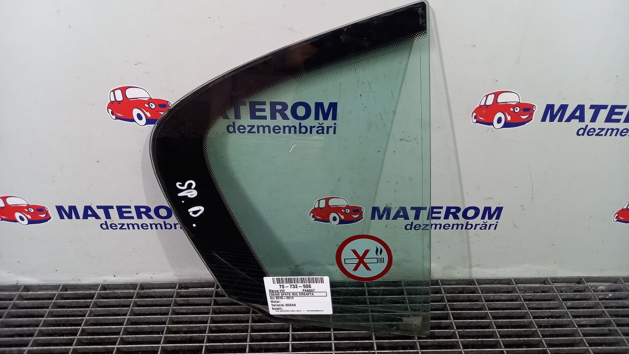 GEAM SPATE MIC DREAPTA VW PASSAT - - (2010 2014)