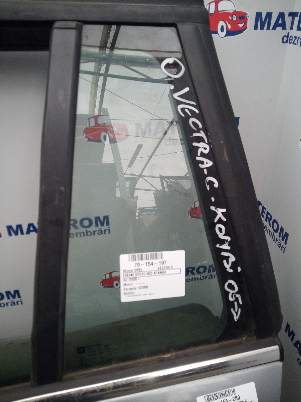 GEAM SPATE MIC STANGA OPEL VECTRA C VECTRA C - - (2005 2008)
