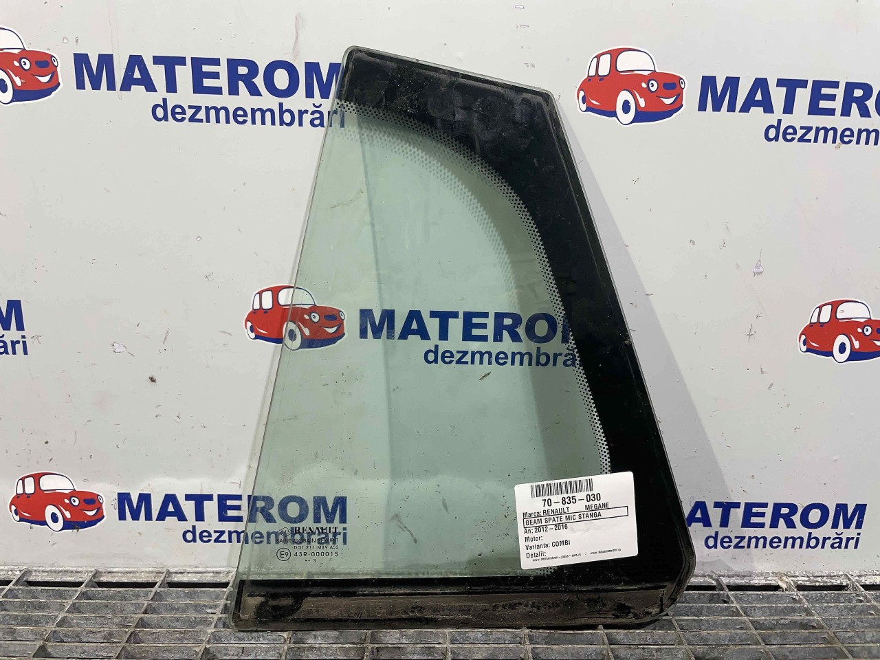 GEAM SPATE MIC STANGA RENAULT MEGANE - - (2012 2016)