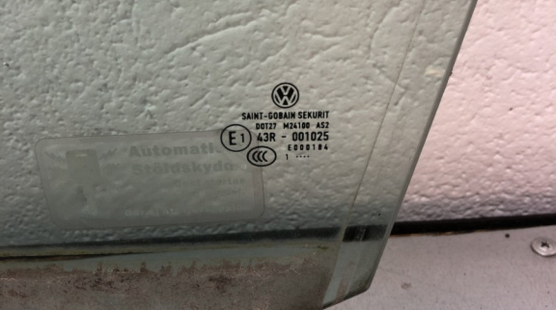 Geam stanga fata Volkswagen Golf 6 Plus 1.4 TSI Manual, 122cp sedan 2012 (cod intern: 80723)