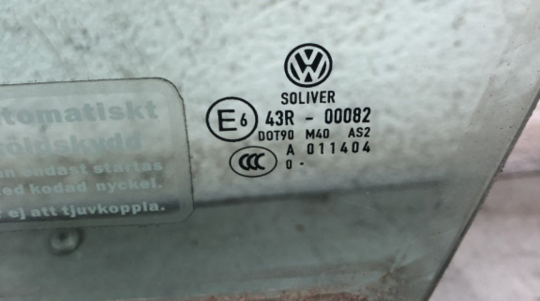 Geam stanga fata Volkswagen Passat B7 Variant 2.0 TDI BlueMotion 4Motion DSG , 170cp sedan 2011 (cod intern: 71230)