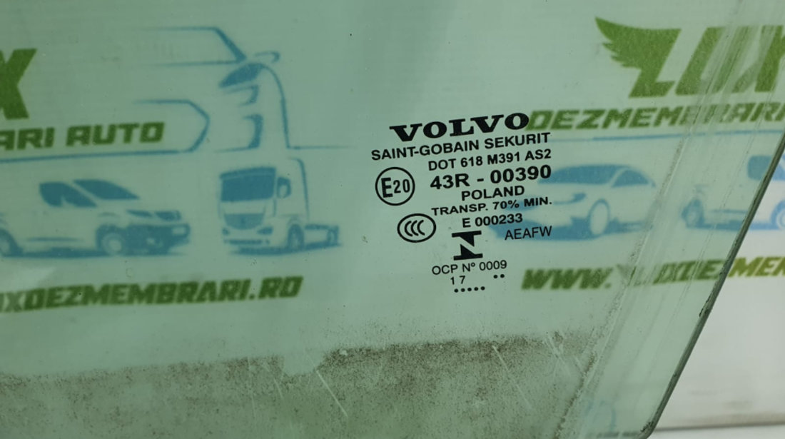 Geam stanga fata Volvo XC60 2 [2017 - 2020]