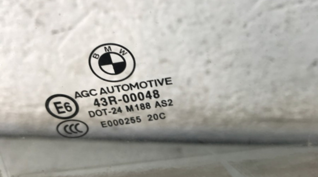 Geam stanga spate BMW X1 E84, 2.0 d, 177cp, Manual sedan 2012 (cod intern: 61943)