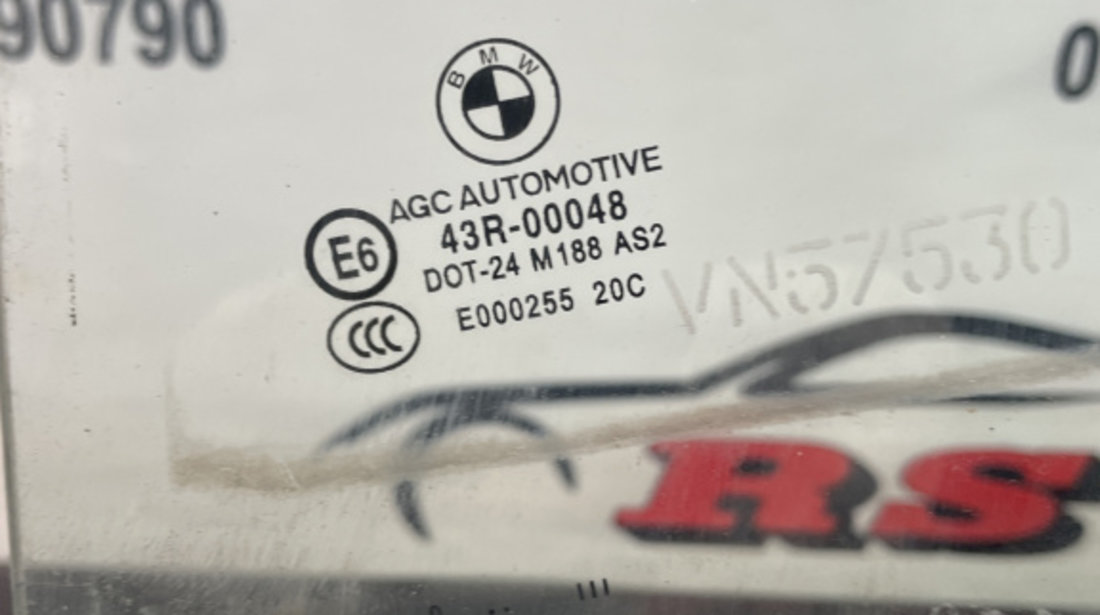 Geam stanga spate BMW X1 E84 2.0 d, S-Drive 177cp , Manual sedan 2011 (cod intern: 220197)