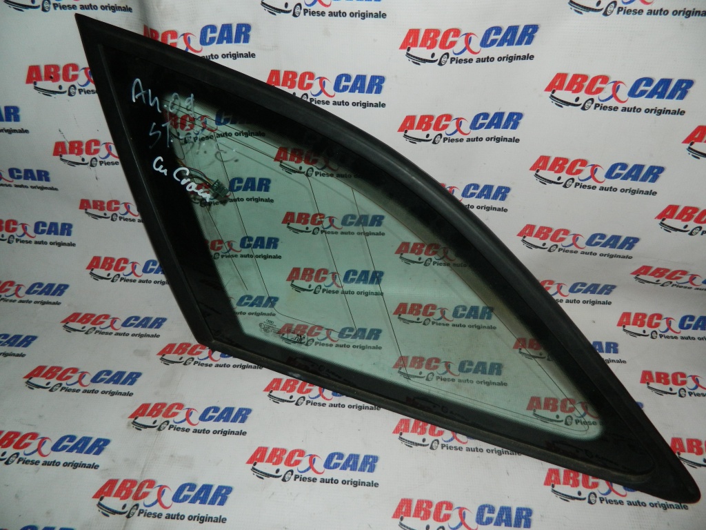 Geam stanga spate fix cu crom Audi A4 B8 8K Avant