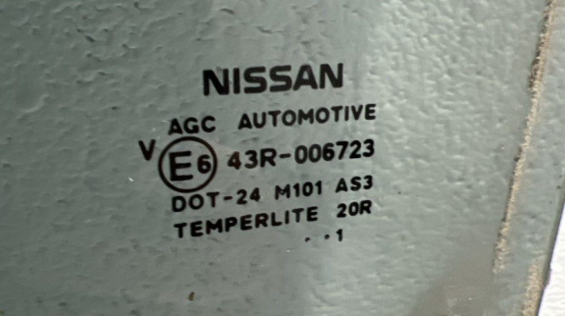 Geam stanga spate Nissan Qashqai+2 2.0 4x4 Manual, 141cp sedan 2011 (cod intern: 77898)