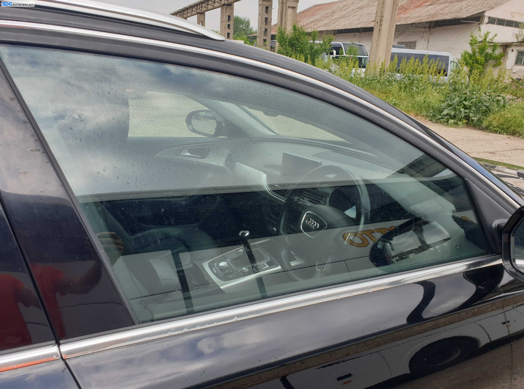 Geam Sticla Culisant de pe Usa Portiera Dreapta Fata Audi A6 C7 2011 - 2018 [K5427]
