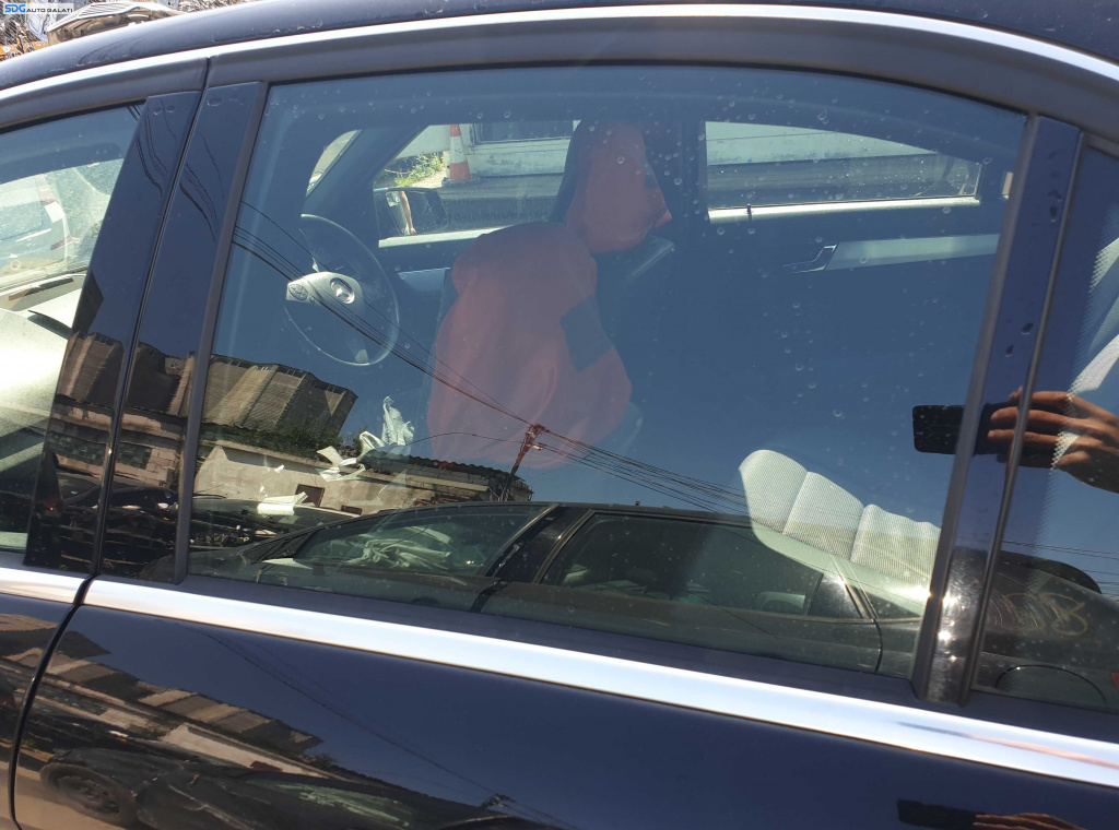 Geam Sticla Culisant de pe Usa Portiera Stanga Spate Mercedes Clasa C Class W204 Sedan Berlina 2007 - 2014 [K6230]