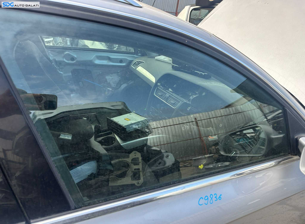 Geam Sticla de pe Usa Portiera Dreapta Fata Audi A4 B8 2008 - 2015 [C9866]