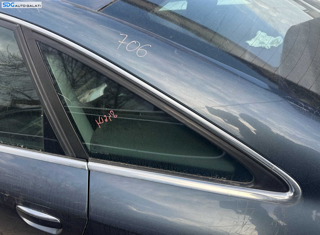 Geam Sticla Fix de pe Aripa Stanga Spate Audi Audi A6 C6 Berlina Sedan 2004 - 2011 [K1948]