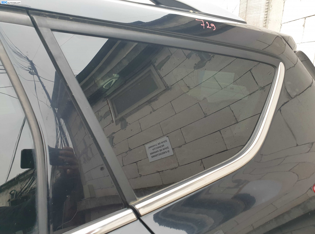 Geam Sticla Fix de pe Aripa Stanga Spate Ford Kuga 2 2012 - 2016 [K3694]