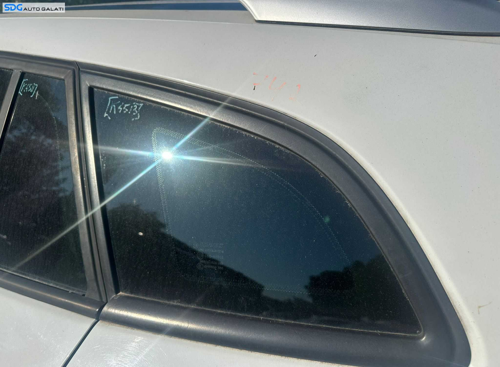 Geam Sticla Fix de pe Aripa Stanga Spate Renault Megane 3 Break Combi 2008 - 2016 [K4513]