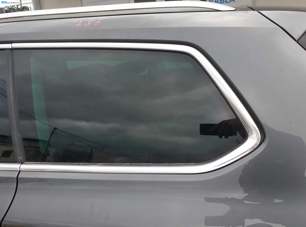 Geam Sticla Fix de pe Aripa Stanga Spate Volkswagen Passat B8 Break Combi 2015 - 2020 [K4716]