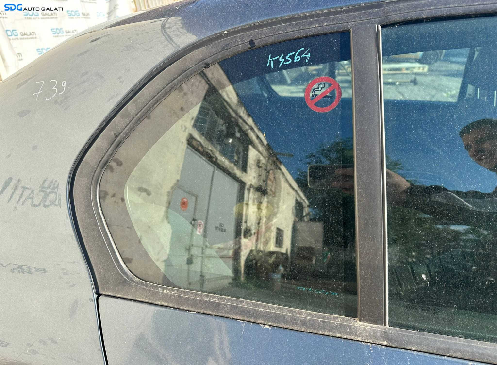 Geam Sticla Fix de pe Usa Portiera Dreapta Spate Skoda Superb 2 Hatchback Berlina 2008 - 2015 [K4564]