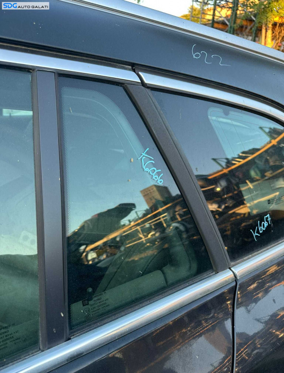 Geam Sticla Fix de pe Usa Portiera Stanga Spate Opel Insignia Break Combi 2008 - 2017 [K6066]