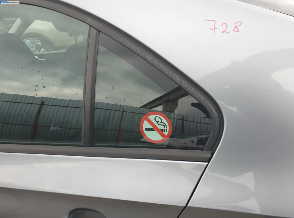 Geam Sticla Fix de pe Usa Portiera Stanga Spate Skoda Rapid Berlina Sedan 2012 - 2017 [K3808]