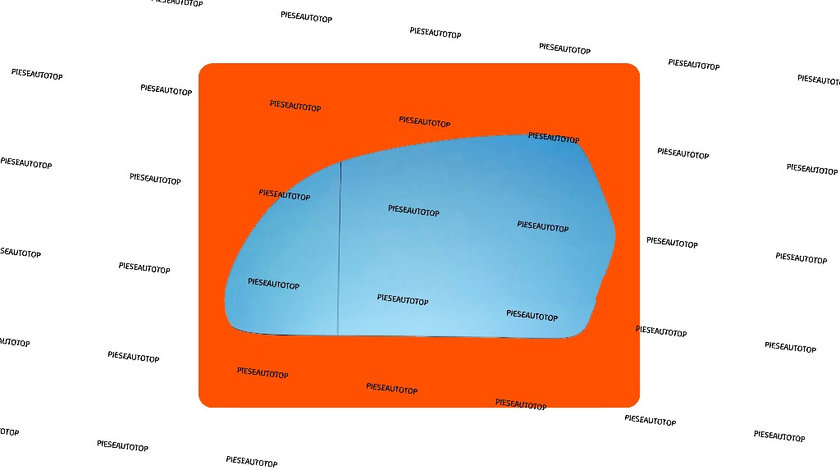 Geam Sticla oglinda stanga Skoda Superb 2 2008-2013 NOUA (INCALZITA) TENTA ALBASTRA