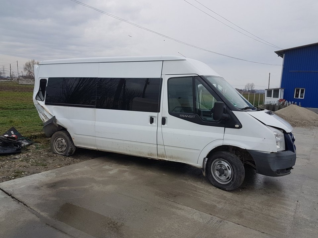 Geam triunghiular usa dreapta fata ford transit 2006-2014
