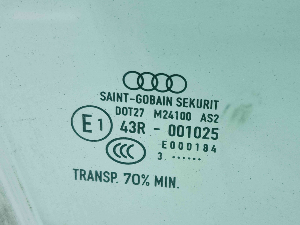 Geam usa dreapta fata Audi A3 Sportback (8VA) Hatchback [Fabr 2012-2020] OEM