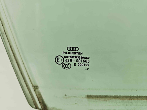 Geam usa dreapta fata Audi A4 (8K2, B8.5) Facelift [Fabr 2008-2015] OEM