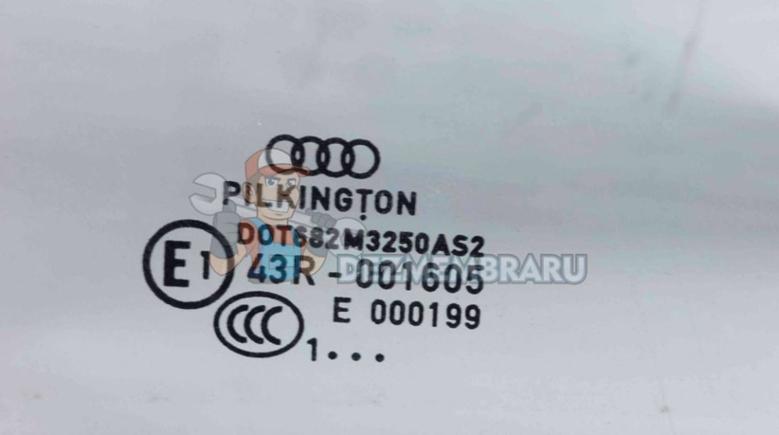 Geam usa dreapta fata Audi A4 (8K2, B8) [Fabr 2008-2015] OEM