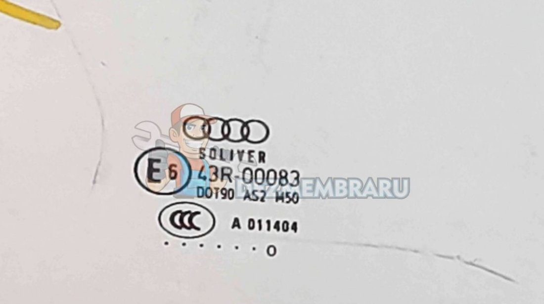 Geam usa dreapta fata Audi A6 facelift (4F2, C6) [Fabr 2004-2010] OEM