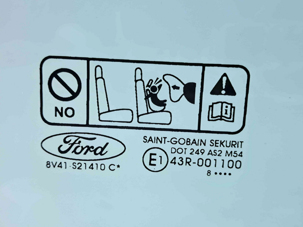 Geam usa dreapta fata Ford Kuga I [Fabr 2008-2012] OEM