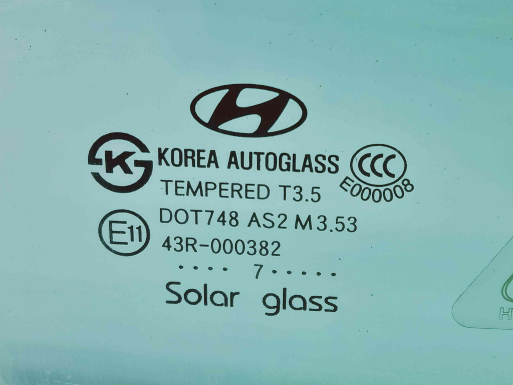 Geam usa dreapta fata Hyundai Santa Fe 2 (CM) [Fabr 2005-2012] OEM