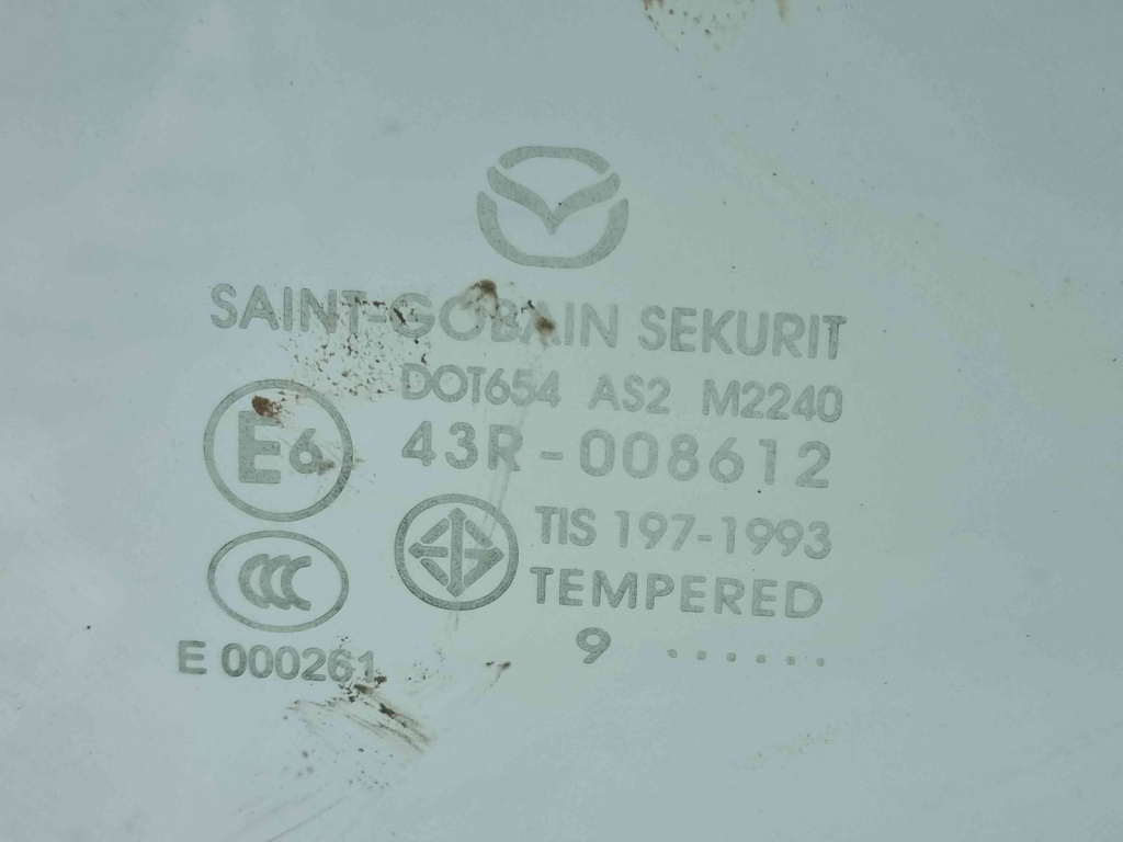 Geam usa dreapta fata MAZDA 3 Sedan (BL) [Fabr 2008-2013] OEM