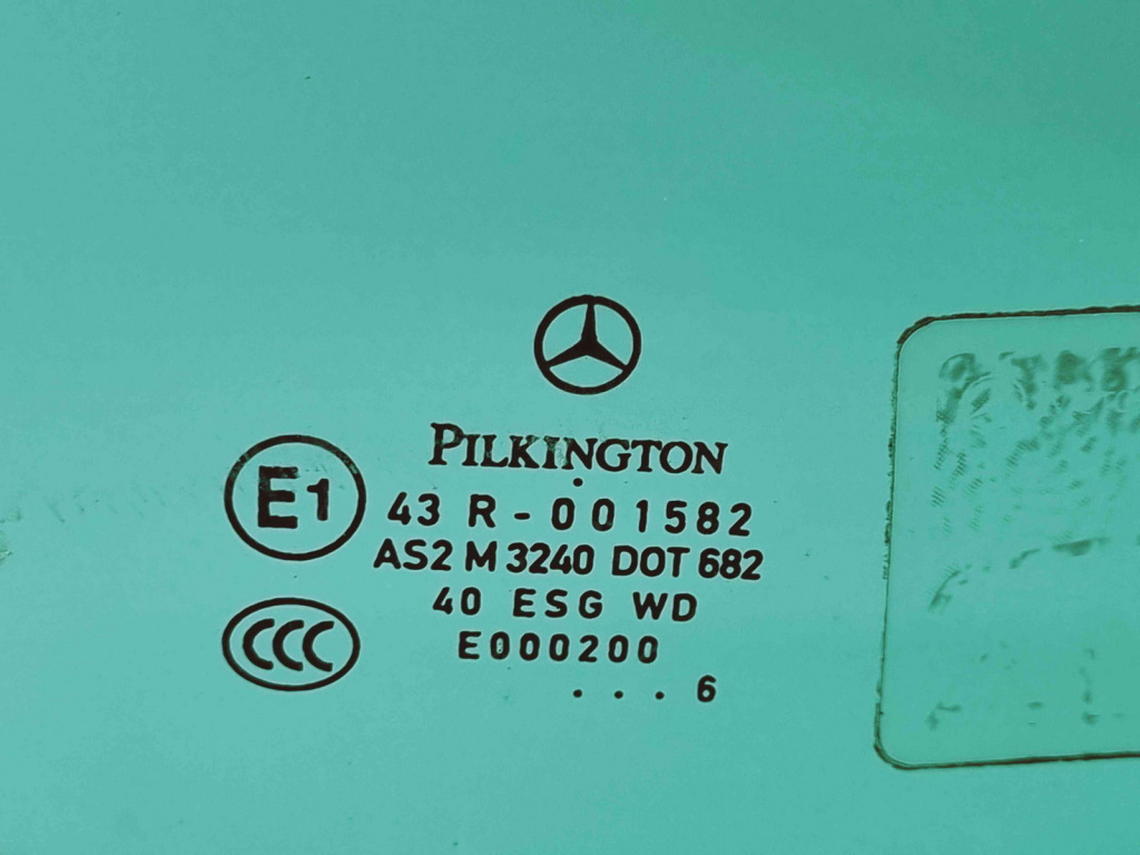 Geam usa dreapta fata Mercedes Clasa A (W168) [Fabr 1997-2004] OEM