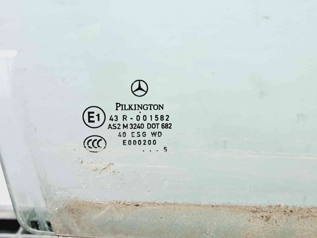 Geam usa dreapta fata Mercedes Clasa A (W169) [Fabr 2004-2012] OEM