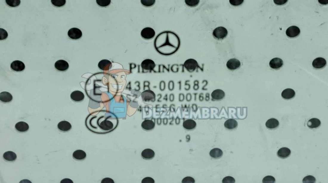 Geam usa dreapta fata Mercedes Clasa C (W204) [Fabr 2007-2014] OEM