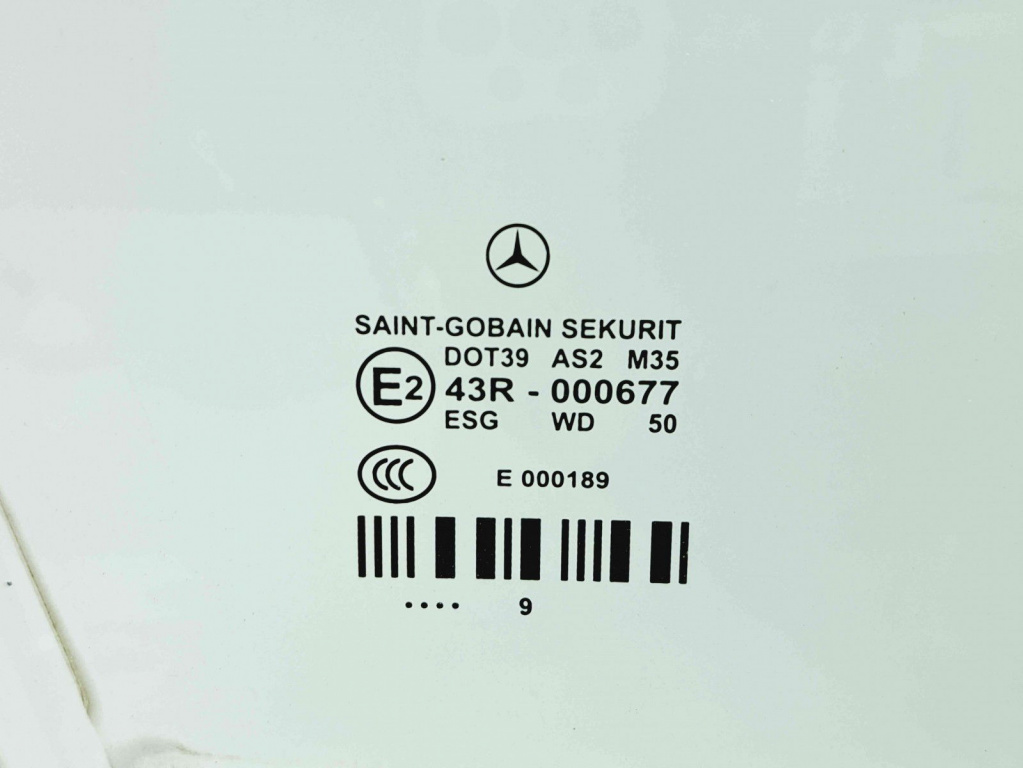 Geam usa dreapta fata Mercedes Clasa E (W212) AMG [Fabr 2009-2016] OEM