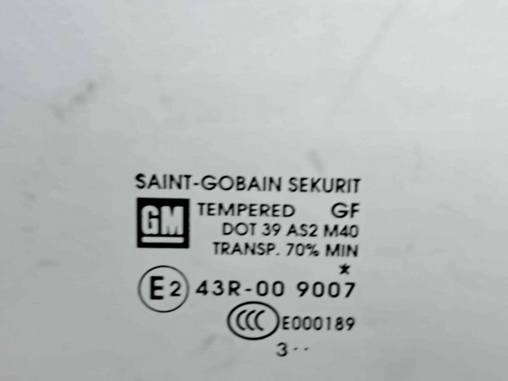 Geam usa dreapta fata Opel Corsa D [Fabr 2006-2013] OEM