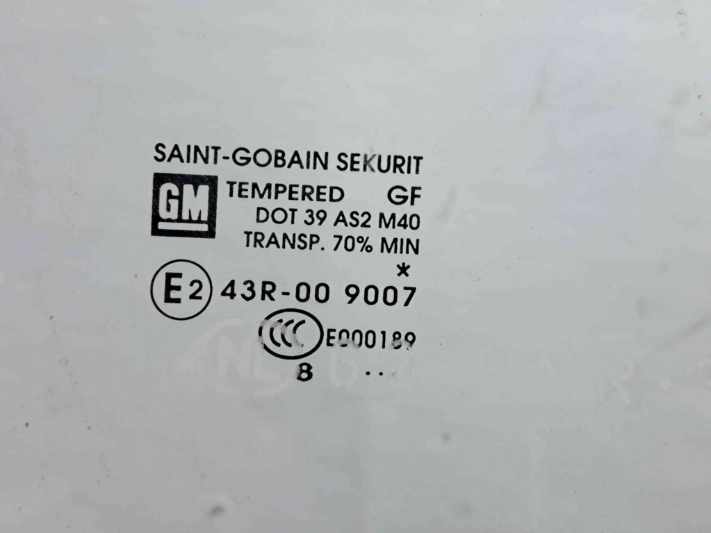 Geam usa dreapta fata Opel Corsa D [Fabr 2006-2013] OEM