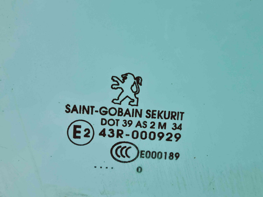 Geam usa dreapta fata Peugeot 3008 [Fabr 2009-2016] OEM