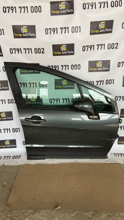 Geam usa dreapta fata Peugeot 308 1.6 THP SW cod motor 5FX an 2009